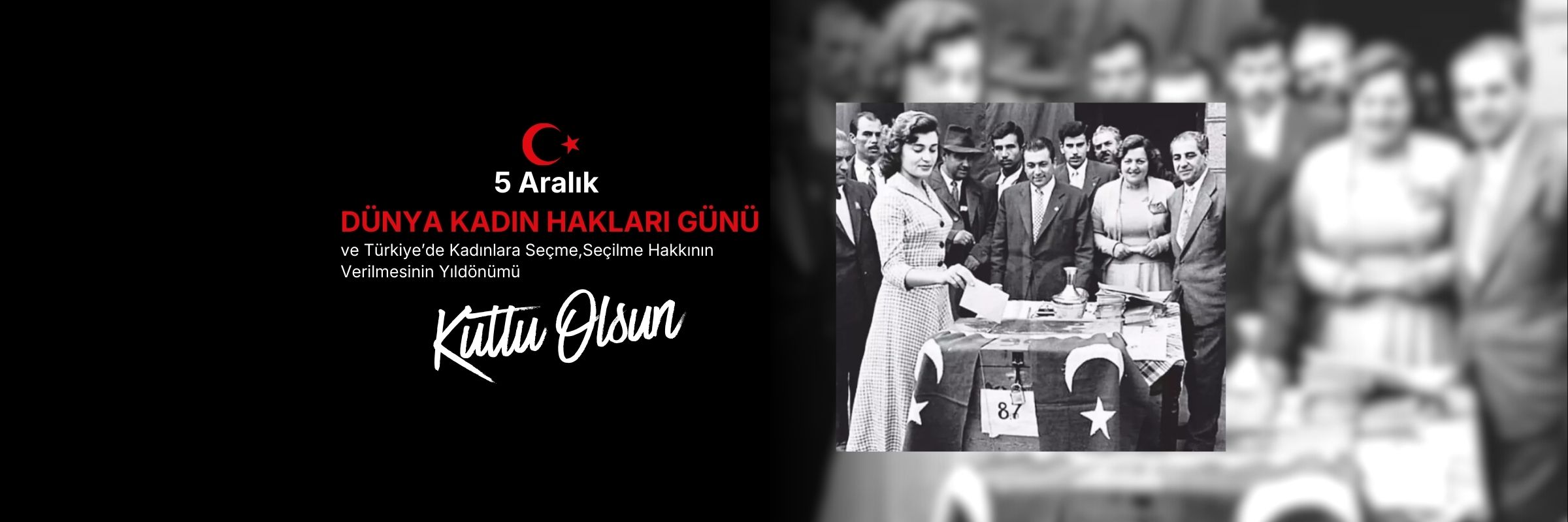 5 ARALIK DÜNYA KADIN HAKLARI GÜNÜ